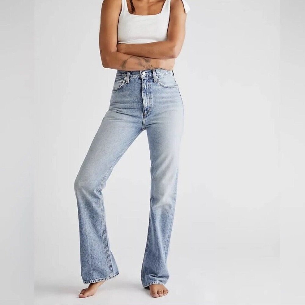 Agolde Vintage Flare High Rise 100% Organic Cotton Jeans Clamour 27
